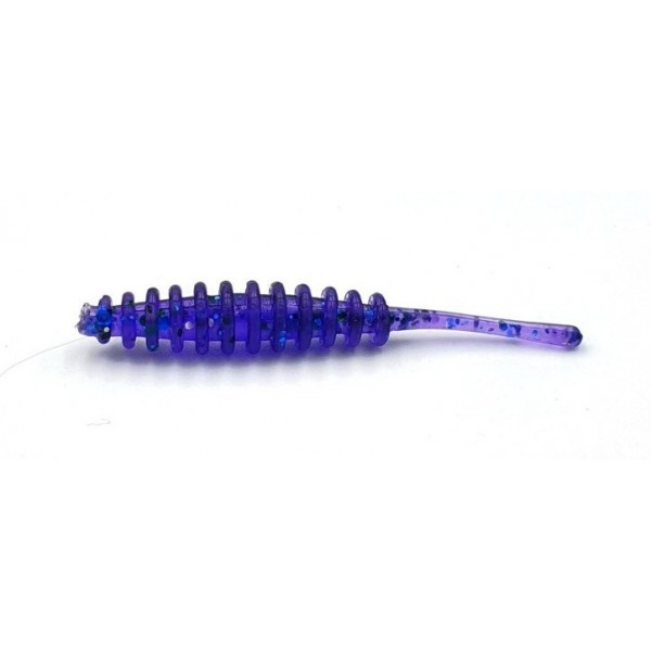 Приманка силіконова на хижу рибу, Taipan Midge, 1,6 дюйма, 20шт/уп, колір №04 Violet